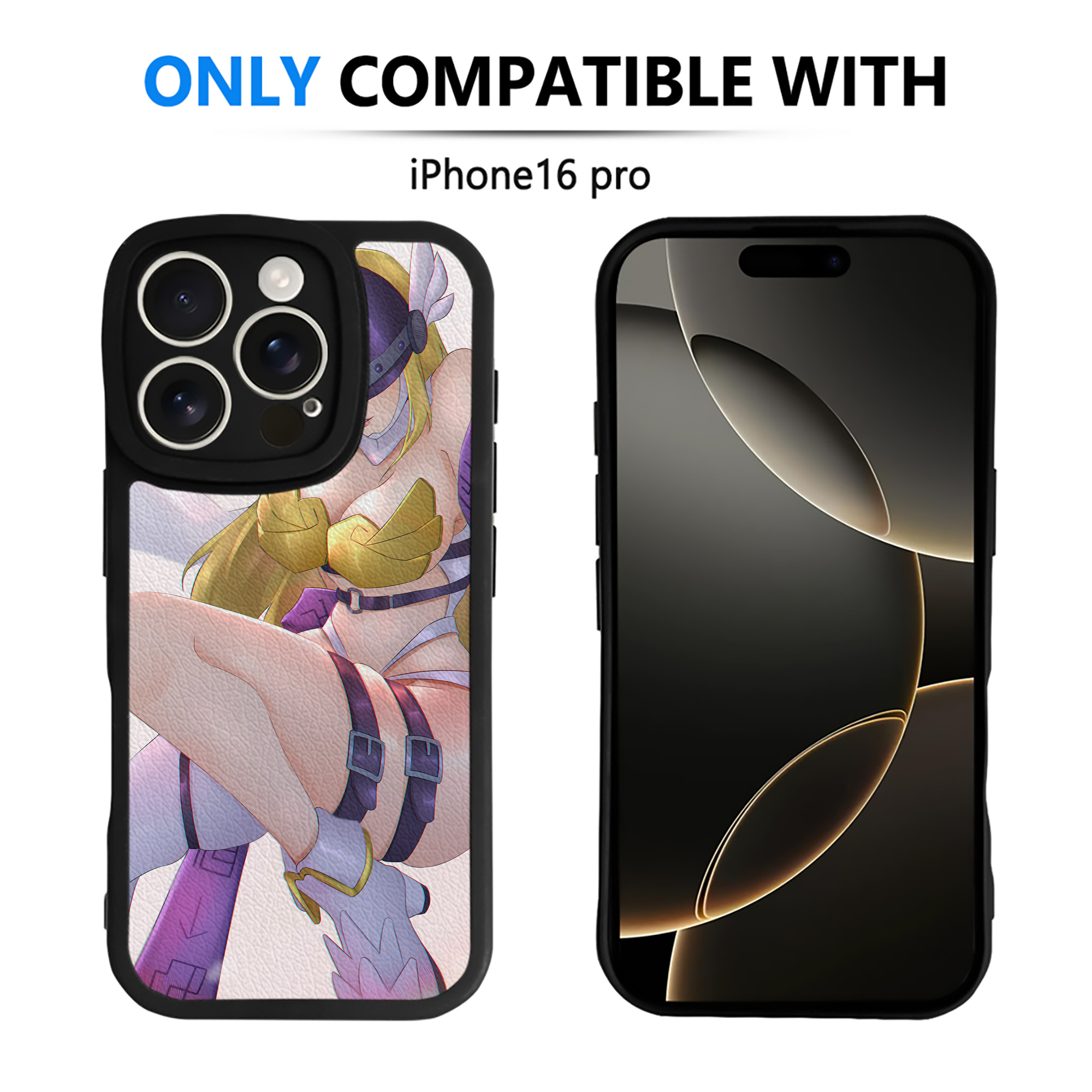 （画像用） Digimon デジタルモンスター/デジモン 【iPhone 16シリーズ対応】シリコンスマホケース（レザー調） 材質：シリコン